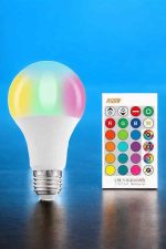 Led Ampul Enerji Dostu RGB Işıklı 100W Led Işık - Görsel 3