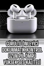 3.Nesil TWS Bluetooth Kulaklık Mikrofonlu ANC Özelliği Dokunmatik Kontrol