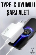 Type-C 120W Şarj Aleti Hızlı Şarj Turbo - Görsel 2