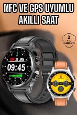 Akıllı Saat Nabız Ölçer Uyku Takibi Sesli Görüşme Bildirim Görme - Görsel 2