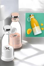 Bardak Blender Smoothie Meyve Sıkacağı Şarjlı Cam Taşınabilir - Görsel 5