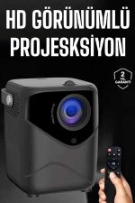 Yüksek HD Görünümlü Taşınabilir Projeksiyon Cihazı - Görsel 2