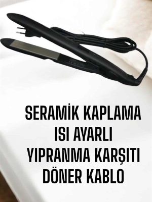 Saç Düzleştirici Yıpranma Karşıtı Keratin Bakımı Seramik Kaplama