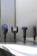 4 Başlıklı Darbeli Şarjlı Masaj Aleti Tabancası Kablosuz - Görsel 5