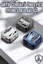 Yeni Nesil Oyuncu Kulaklığı Gürültü Önleyici Yüksek Ses Kaliteli - Görsel 2