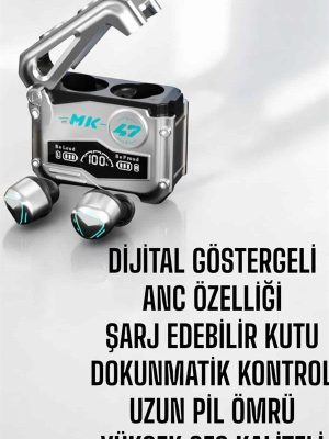 Oyuncu Kulaklığı Bluetooth Bağlantılı ANC Özelliği 5.0 Bluetooth