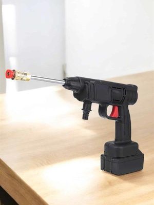 Bahçe ve Araba Yıkama Tabancası Su Basınçlı Hazneli Bataryalı Oto Yıkama