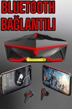 Yeni Nesil Oyuncu Kulaklığı Gürültü Önleyici Uzun Pil Ömrü Bluetooth Bağlantılı - Görsel 5