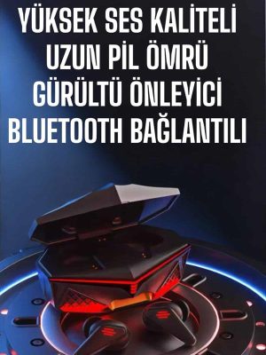 Yeni Nesil Oyuncu Kulaklığı Gürültü Önleyici Uzun Pil Ömrü Bluetooth Bağlantılı