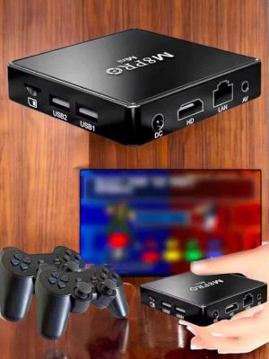 Oyun Konsolu Çift Kollu 1000 Oyunlu TV Box Netflix Youtube Atari