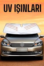 Oto Güneşlik Tüm Araç Tiplerine Uygun Isı Önleyici - Görsel 4