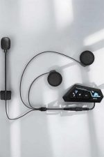 Kask Kulaklığı Motosiklet Intercom Interkom Dinleme Konuşma Özellikli Su Geçirmez - Görsel 5