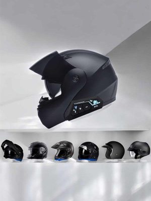 Kask Kulaklığı Motosiklet Intercom Interkom Dinleme Konuşma Özellikli Su Geçirmez