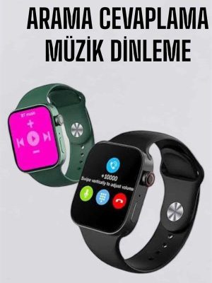 Akıllı Saat Amoled Ekran GPS ve Uyku Takibi Bluetooth Bağlantılı