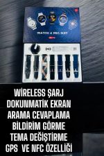 Yeni Model Akıllı Saat Bluetooth Bağlantılı NFC ve GPS Uyumlu - Görsel 4