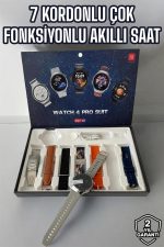 Akıllı Saat 7 Kordonlu Yeni Nesil Arama Cevaplayan Çok Fonksiyonlu - Görsel 2