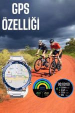 Akıllı Saat Yeni Nesil 2024 Model Metal Kordonlu Bluetooth Bağlantılı - Görsel 4