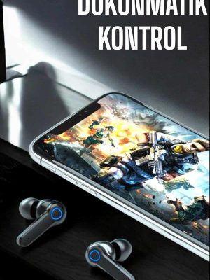 Kablosuz Bluetooth Kulaklık Dokunmatik Kontrol Uzun Pil Ömrü