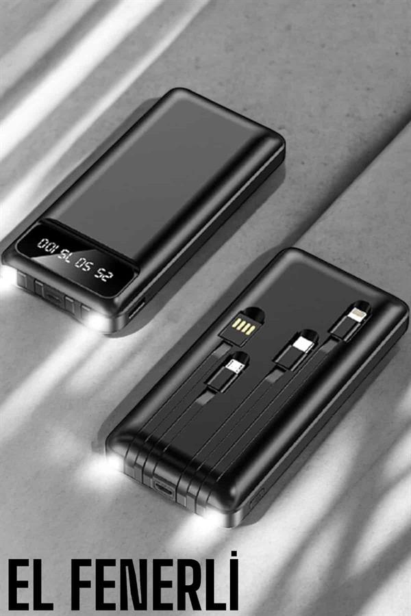 Compressed by jpeg-recompress Powerbank 20.000 Mah Dijital Göstergeli LCD Ekran Uzun Pil Ömrü - Görsel 1