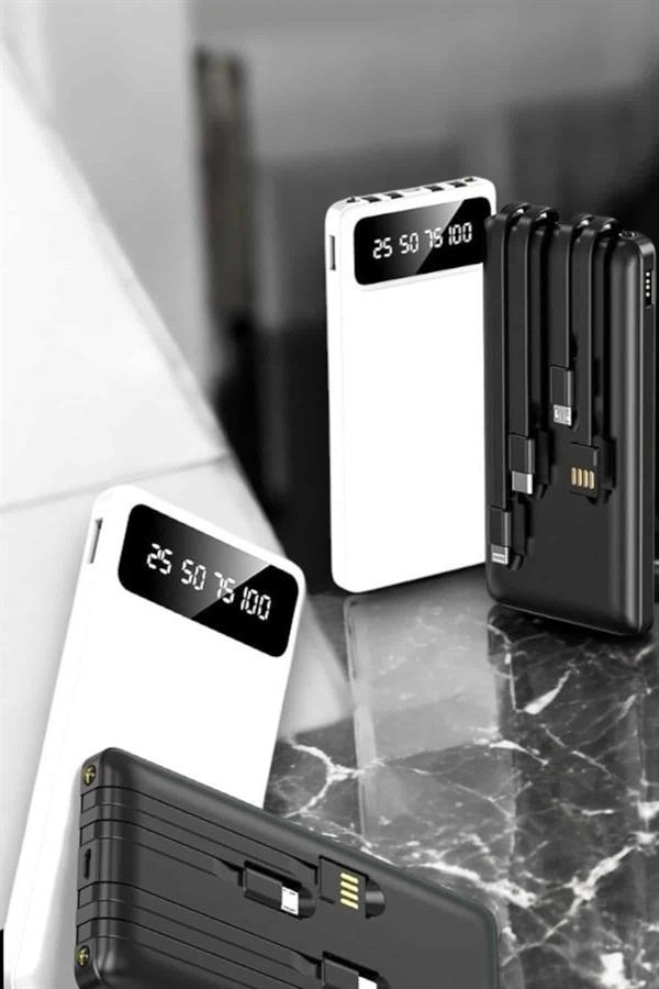 Compressed by jpeg-recompress 20.000 Mah Led Işıklı LCD Ekran USB Girişli Type-C Lightning Powerbank - Görsel 3