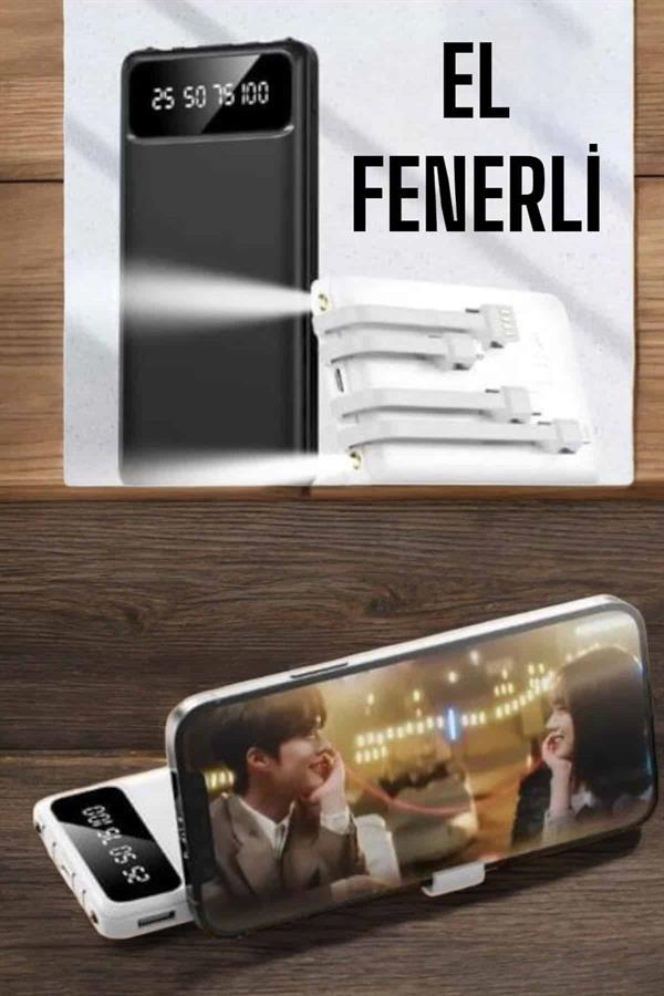 Compressed by jpeg-recompress 20.000 Mah Led Işıklı LCD Ekran USB Girişli Type-C Lightning Powerbank - Görsel 5