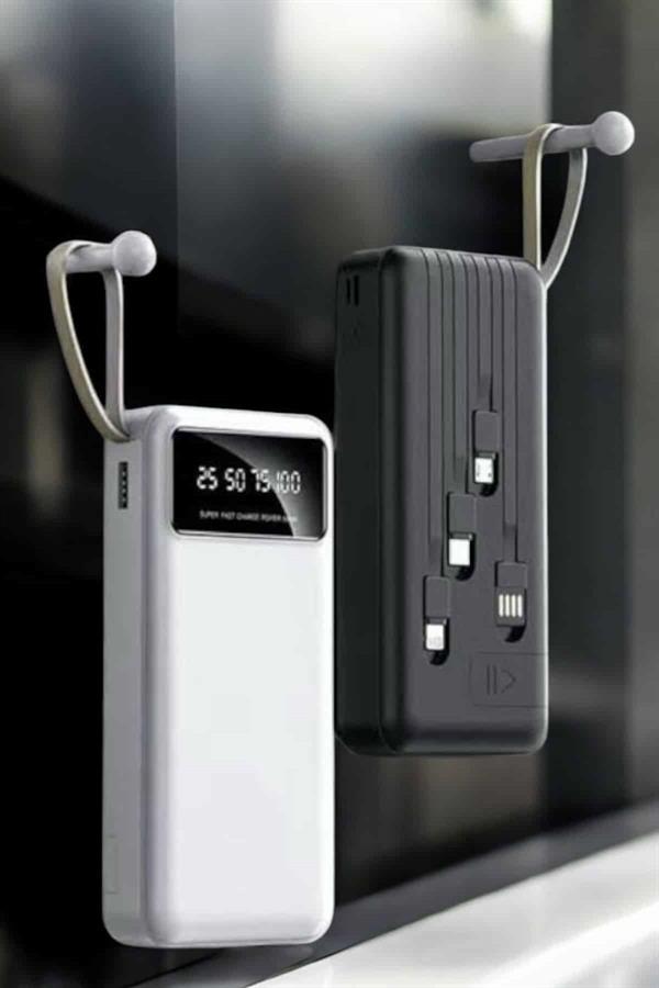 Compressed by jpeg-recompress 20.000 Mah Led Işıklı LCD Ekran USB Girişli Type-C Lightning Powerbank - Görsel 4