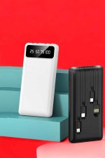 Powerbank 20.000 Mah LCD Ekran USB Lightning Type-C Uyumlu İOS ve Android - Görsel 4
