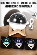 Aromaterapi Hava Nemlendirici Masa ve Gece Lambası - Görsel 2