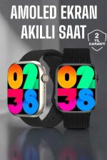 Yeni Nesil Akıllı Saat Arama Cevaplama GPS Takibi Adımsayar NFC Özelliği - Görsel 2