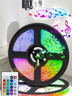 Led Işık 5 Metre Şerit Led RGB Işıklı