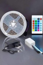 Led Işık 5 Metre Şerit Led RGB Işıklı - Görsel 5