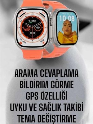 Akıllı Saat GPS, Sağlık Ve Uyku Takibi Arama Cevaplayan Bluetooth Bağlantılı