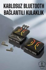 Bluetooth Kulaklık Gürültü Önleyici Yüksek Ses Kaliteli Kablosuz - Görsel 2