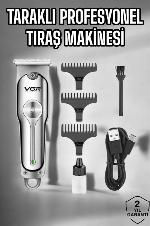 Compressed by jpeg-recompress Tıraş Makinesi Paslanmaz Çelik Taraklı Güçlü Motor - Görsel 2