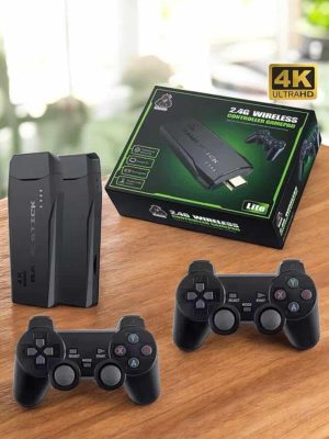 Gaming Atari 2.4g Uyumlu Kablosuz Çift Kol Game Stick