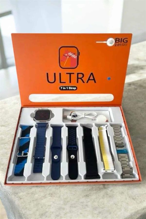 Compressed by jpeg-recompress Akıllı Saat 7 Kordonlu Bildirim Görebilen Metal Kordon GPS Özelliği - Görsel 3