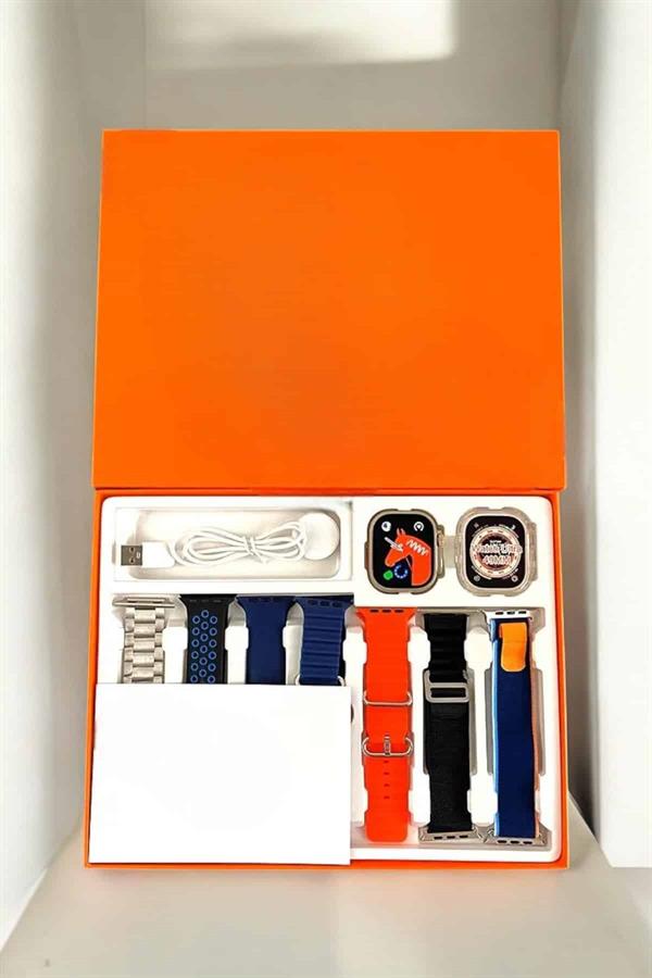 Compressed by jpeg-recompress Akıllı Saat 7 Kordonlu Metal,Plastik Ve Hasır Kordon Seçeneği - Görsel 3