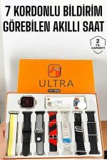 Akıllı Saat 7 Farklı Kordonlu Arama Cevaplayan Bildirim GPS Özelliği - Görsel 2