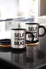 Yazılı Mug Kupa Karıştırıcı Özelliği Ve Paslanmaz Çelik