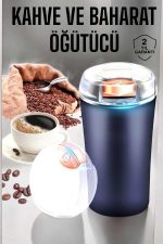 Otomatik Kahve ve Baharat Öğütücü Kolay Ve Taşınabilir - Görsel 2