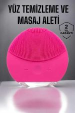 Profesyonel Yüz Temizleme Masaj Aleti Su Geçirmez, Kablosuz Şarj Özellikli Kolay Temizlenebilir - Görsel 2