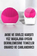 Yüz Temizleme Ve Masaj Aleti Tüm Cilt Tipleri İçin Uygun, Kan Dolaşımını Artıran - Görsel 3