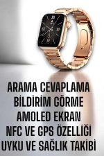 Akıllı Saat Adımsayar, Nabız Takibi ve GPS Destekli Kadınlara Özel