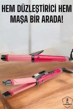 Hem Düzleştirici Hem Maşa Saç Şekillendirici - Görsel 2