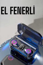 Kablosuz Bluetooth Kulaklık Dijital Göstergeli Uzun Pil Ömrü - Görsel 3