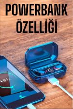 Bluetooth Kulaklık ANC Özelliği Yüksek Ses Kaliteli Uzun Pil Ömrü - Görsel 5