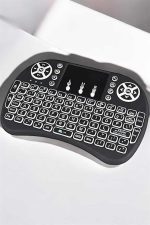 Işıklı Kablosuz Mini Q Klavye Tüm Cihazlara Uyumlu