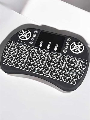 Işıklı Kablosuz Mini Q Klavye Tüm Cihazlara Uyumlu