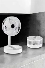Soğutucu Vantilatör Telefon Standlı Mini Fan - Görsel 3