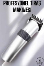 Erkeklere Özel Şarjlı Saç ve Sakal Kesme Tıraş Makinesi Seti - Görsel 2